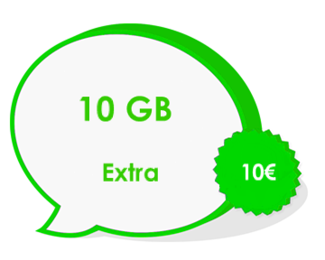 Extra 10 GB