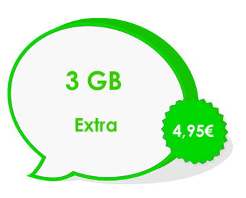 Extra 3 GB